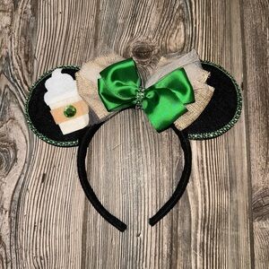 Disney Starbucks Mickey Mouse Ears Handmade 
Soft Comfortable Headband